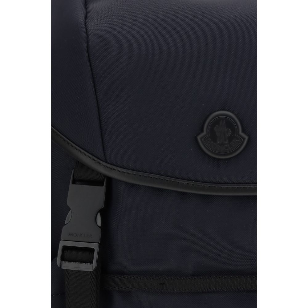 Moncler Blue Polyamide Backpack
