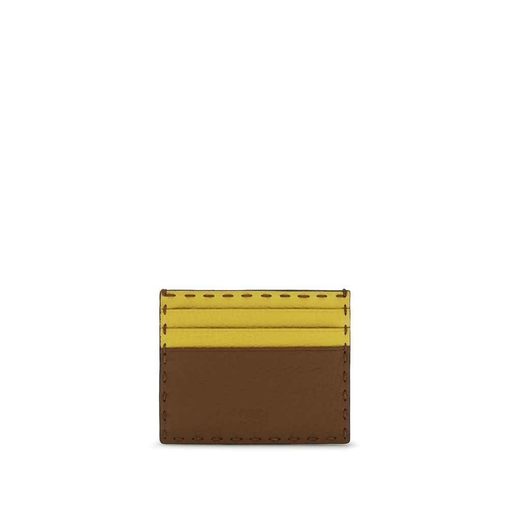 Fendi Multicolor Calf Leather Bos Taurus Wallet