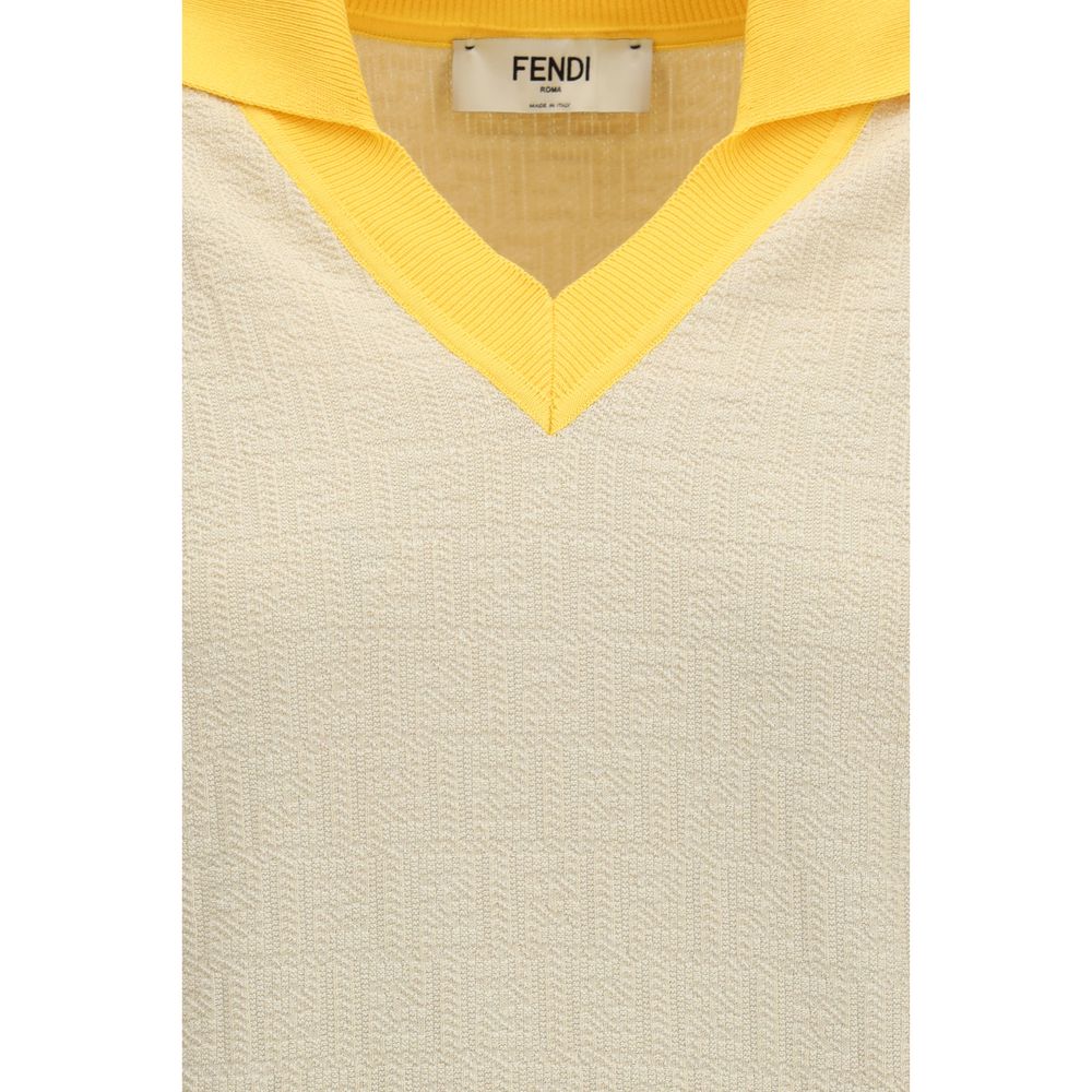 Fendi Beige Cotton Sweatshirt
