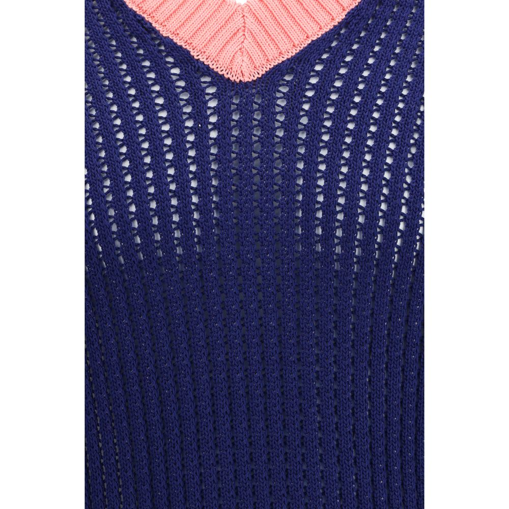 Fendi Blue Cotton Sweatshirt