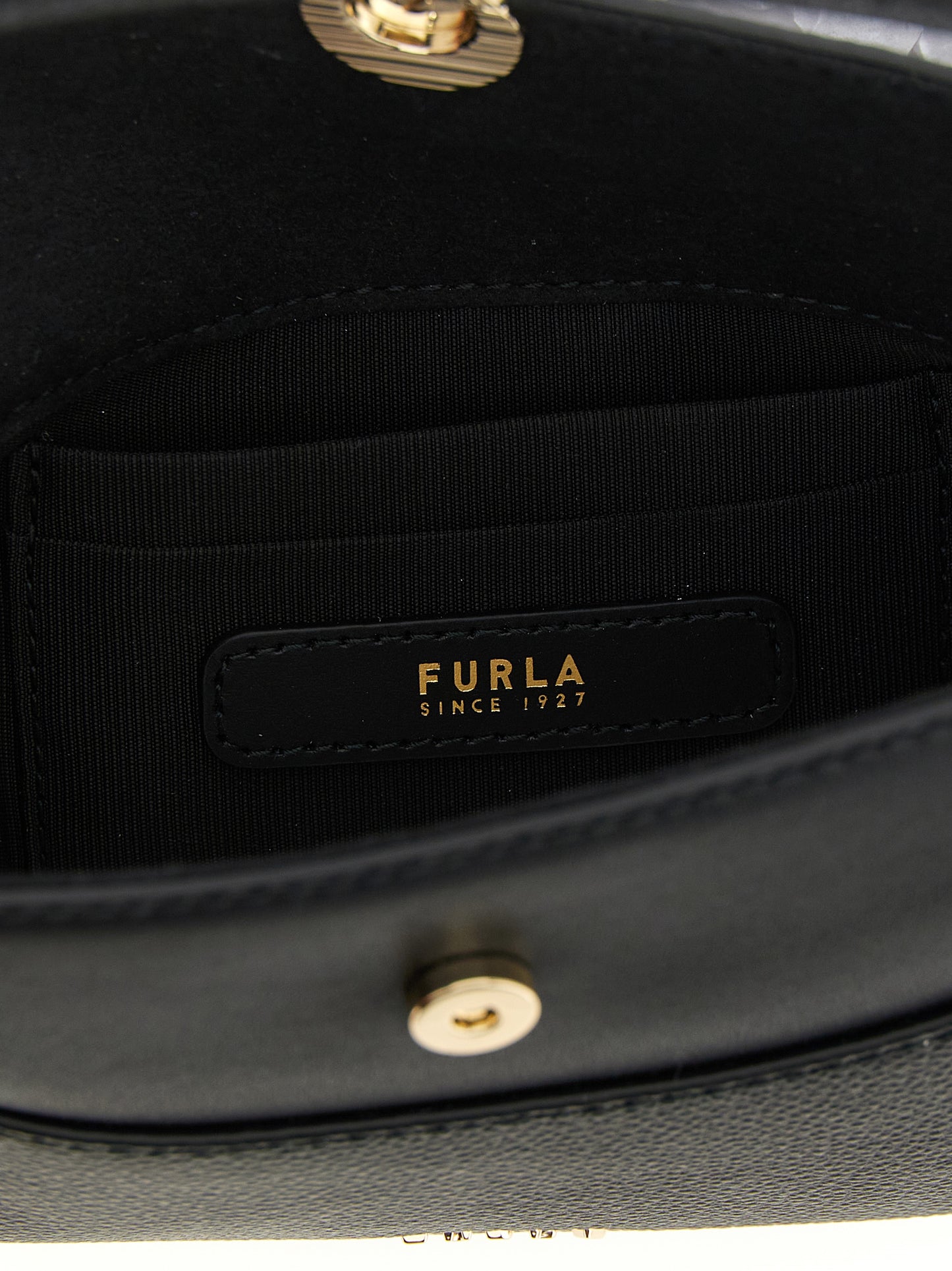 Furla Black Calfskin Handbag