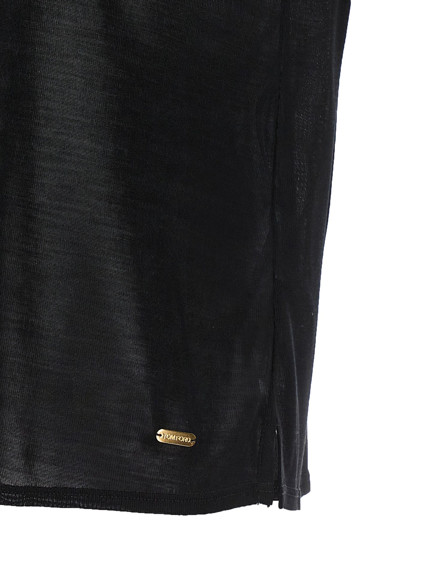 Tom Ford Black Silk T-Shirt