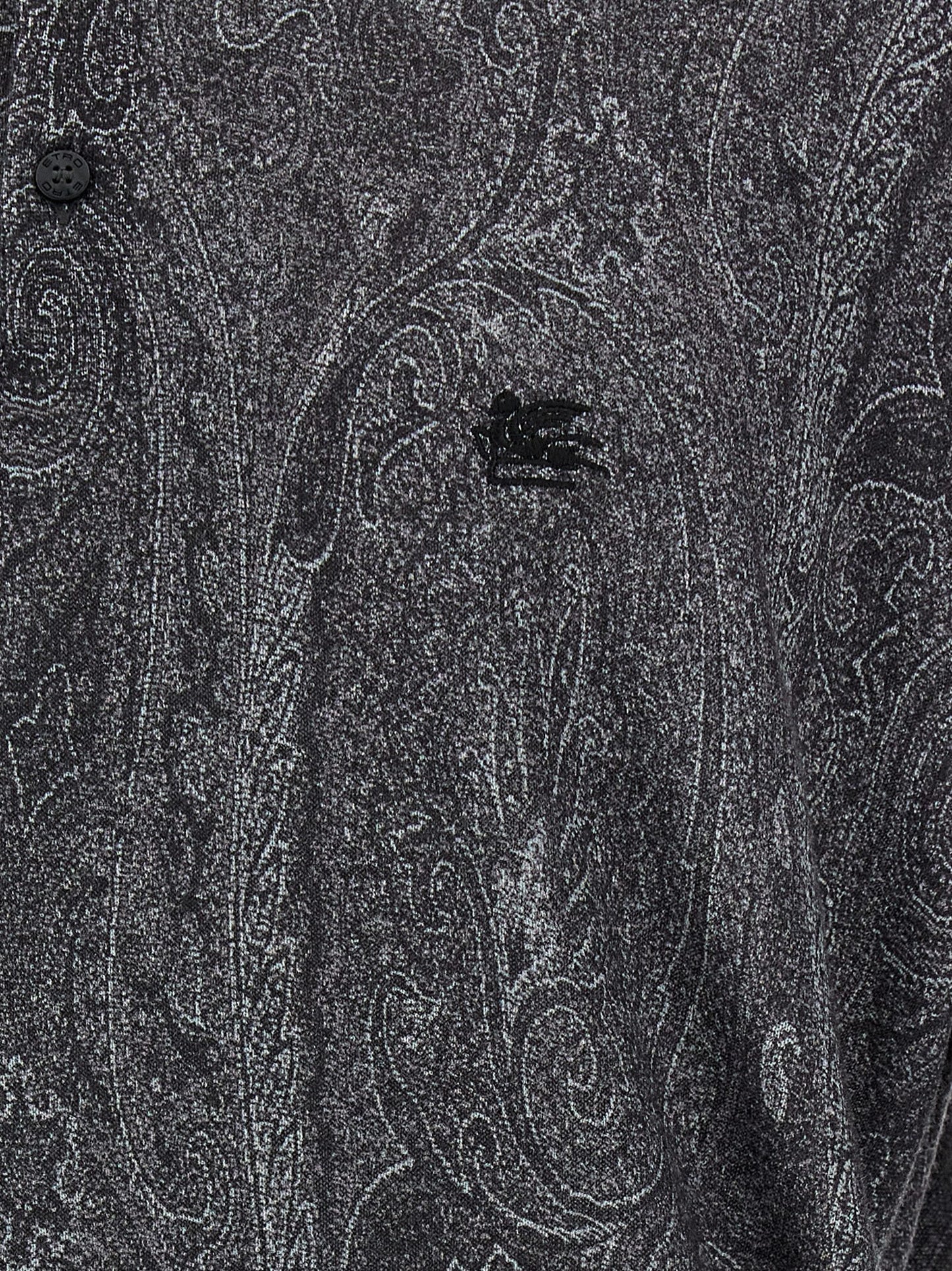 Etro Multicolor Silk Polo Shirt