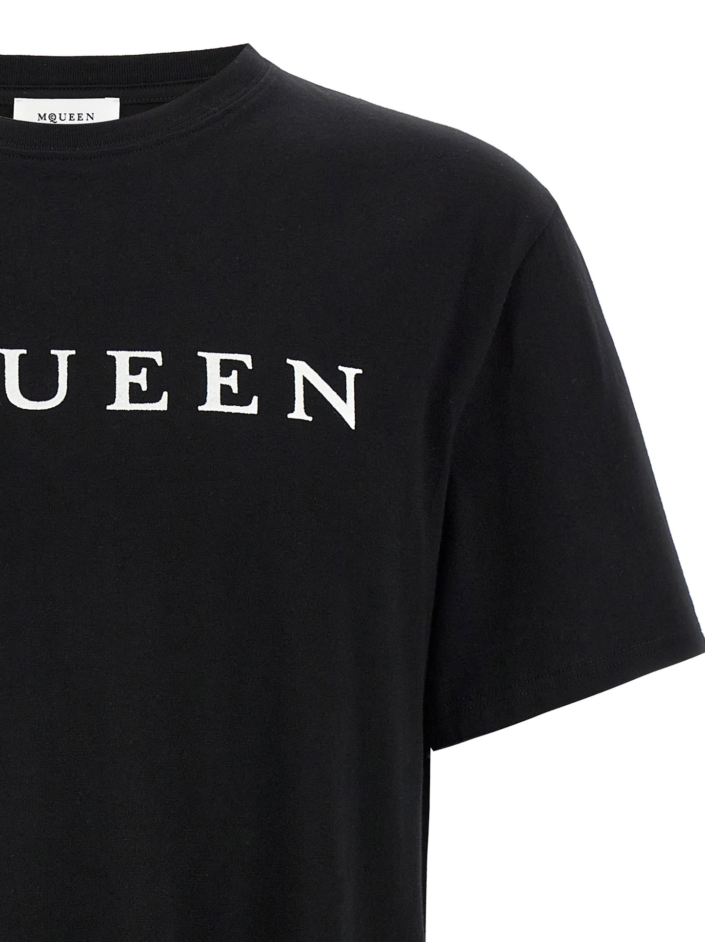 Alexander McQueen Bicolor Cotton T-Shirt