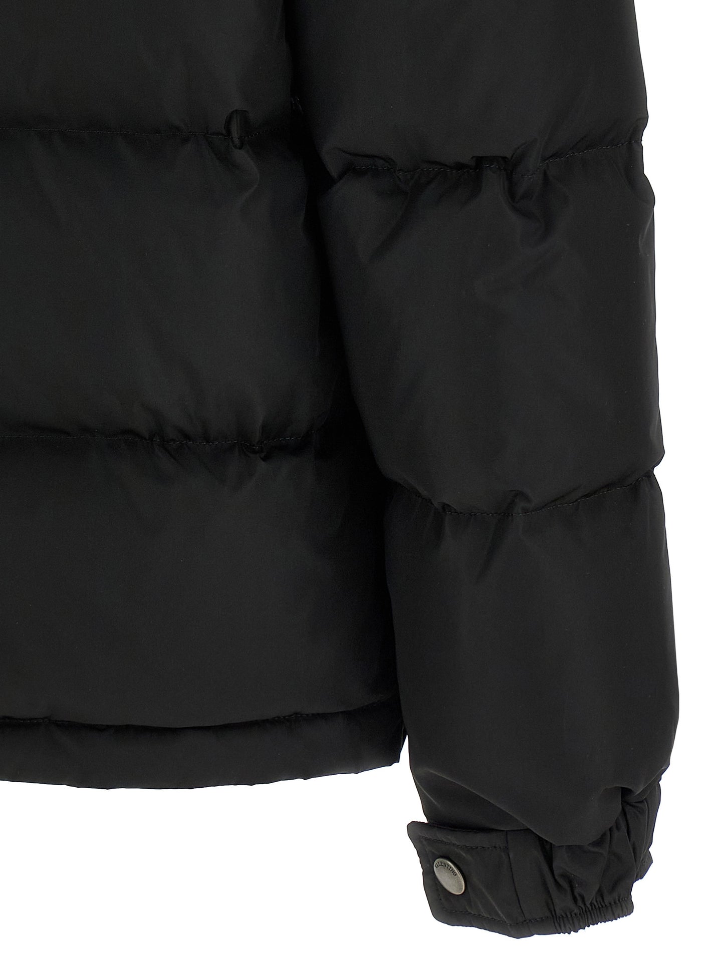 Valentino Garavani Black Polyamide Full-Length Jacket