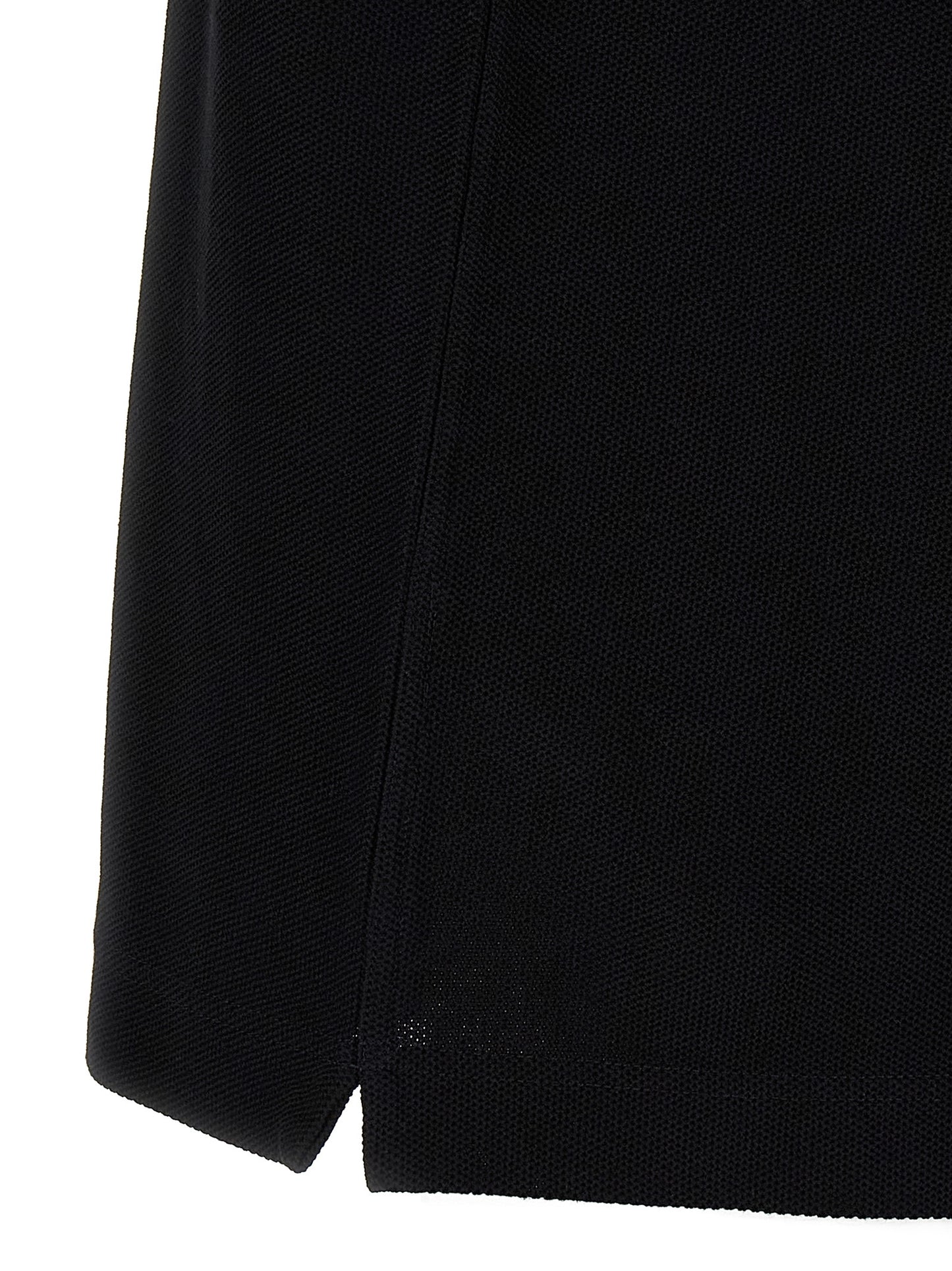 Dolce & Gabbana Black Cotton Polo Shirt