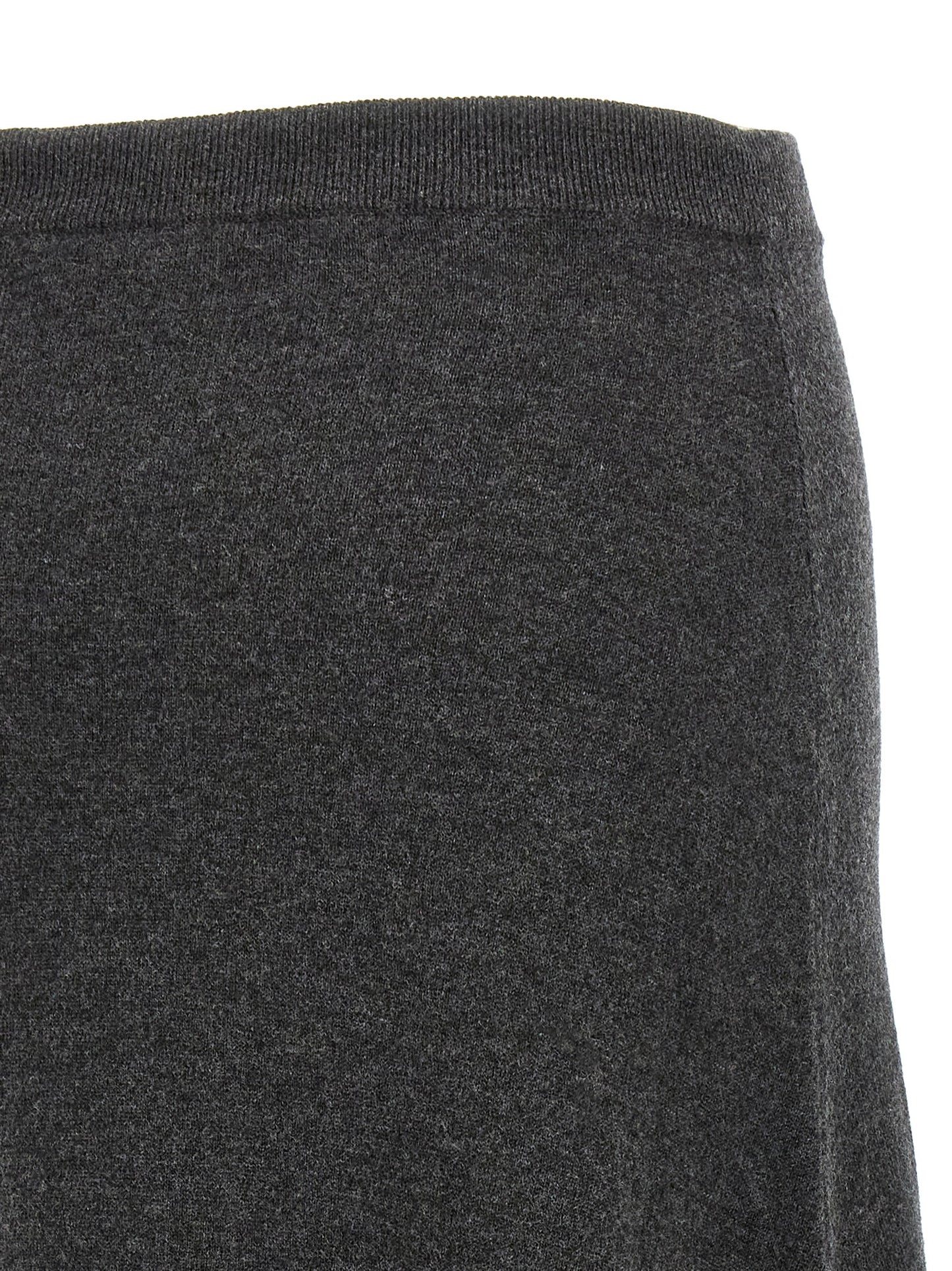 Balenciaga Gray Wool Mini Skirt
