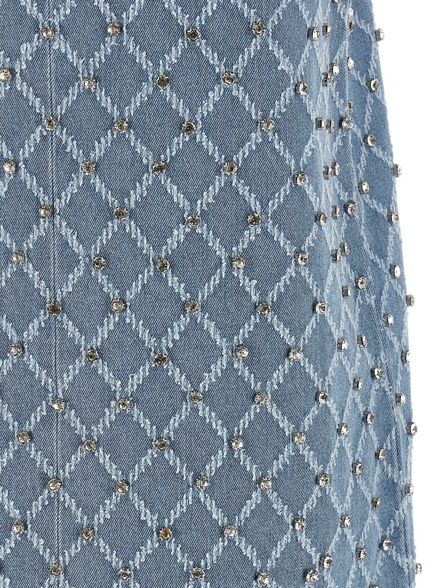PINKO Blue Cotton Short Dress