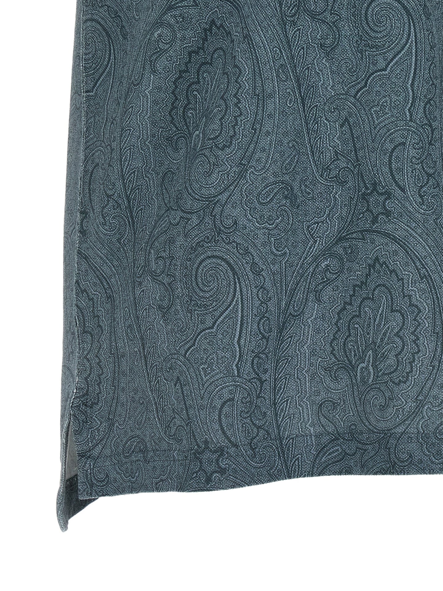 Etro Blue Cotton Polo Shirt