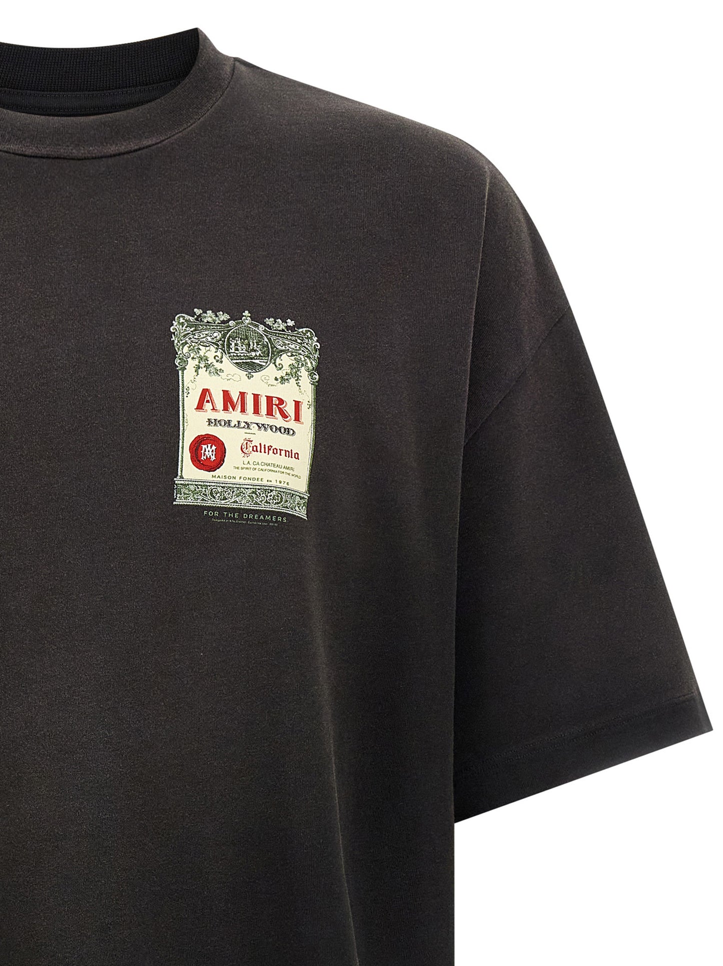 Amiri Black Cotton T-Shirt