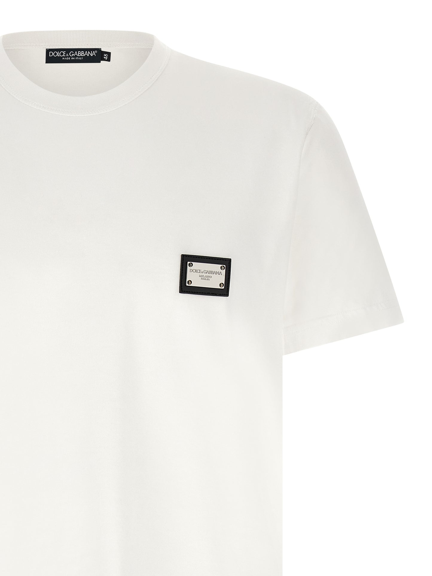 Dolce & Gabbana White Cotton T-Shirt