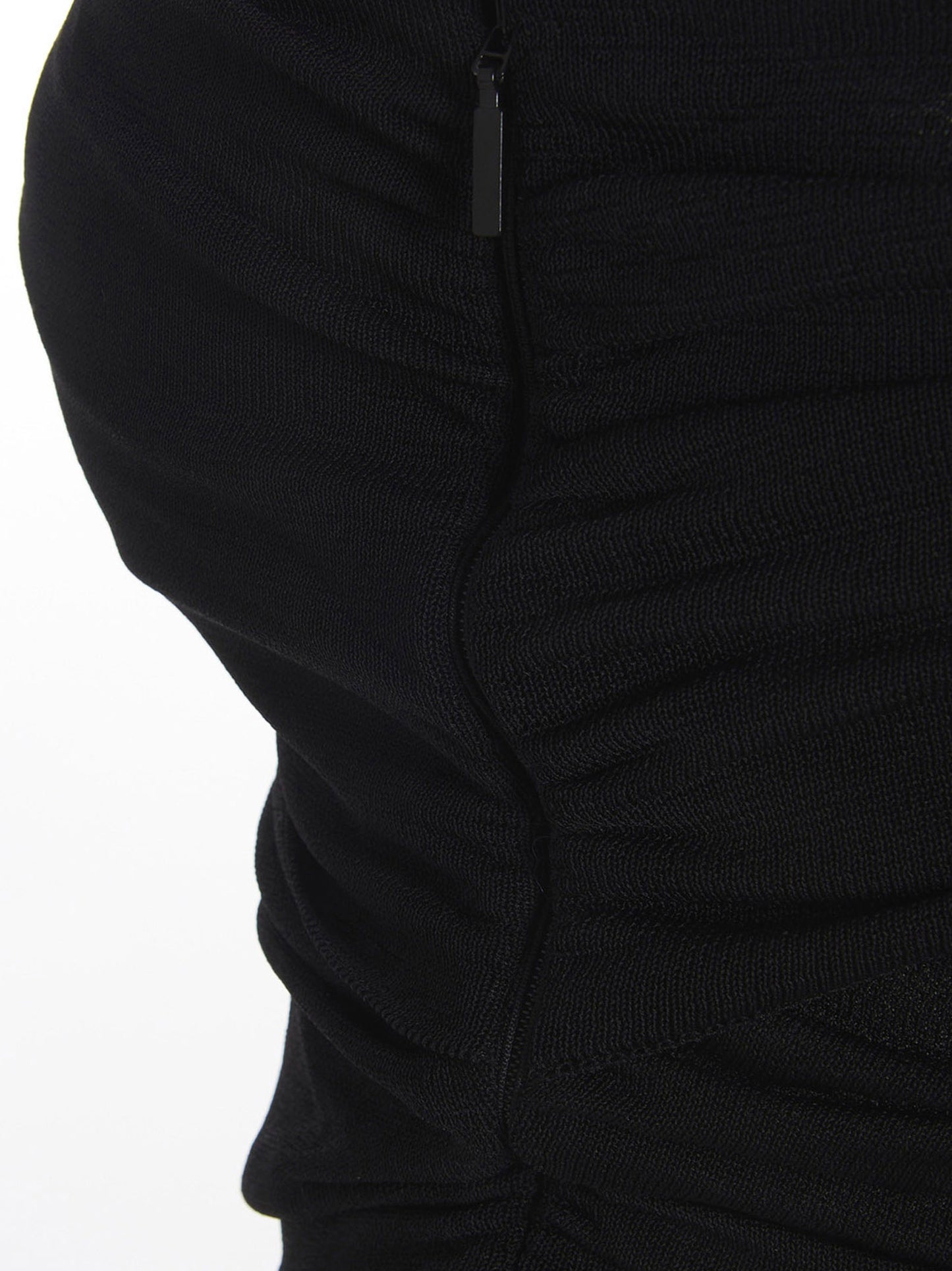 Saint Laurent Black Viscose Long Dress