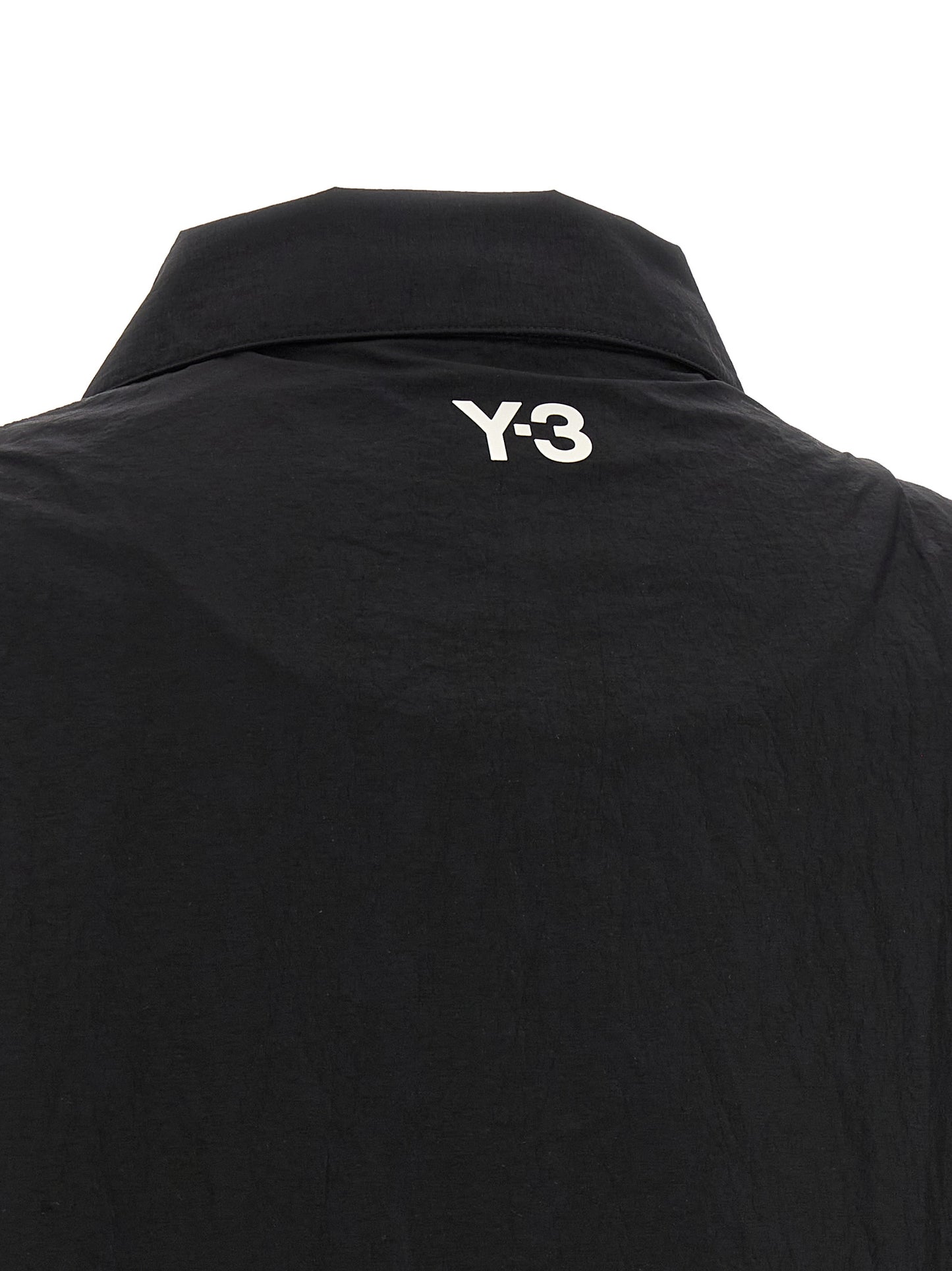 Y-3 Black Polyamide Pattern Shirt