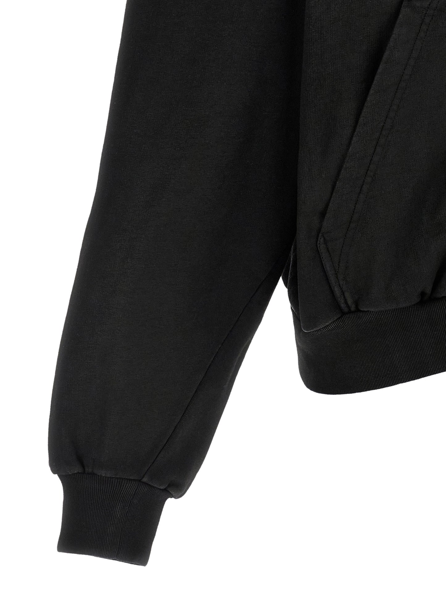 Balenciaga Black Cotton Sweatshirt