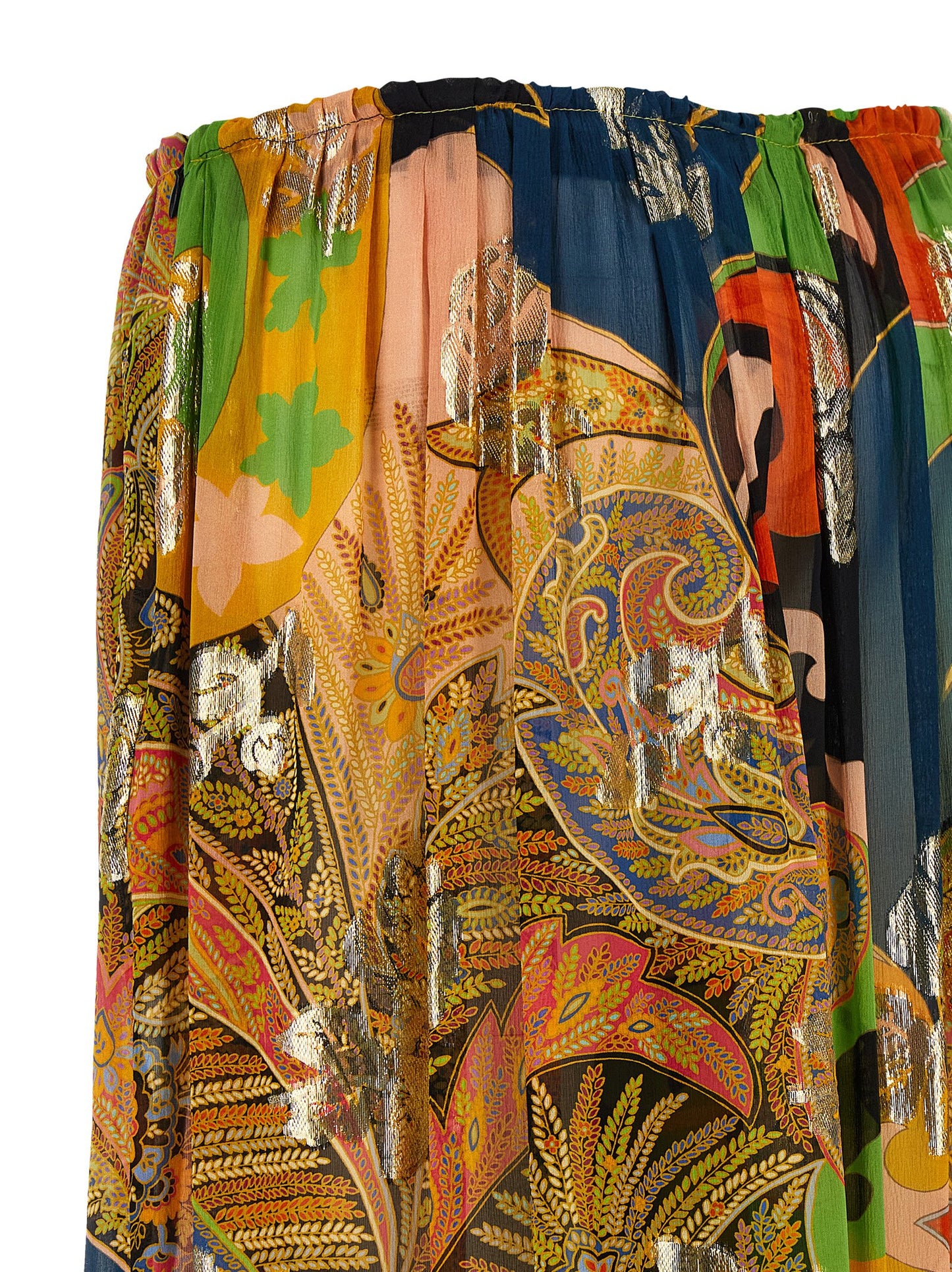 Etro Multicolor Silk Casual Pants