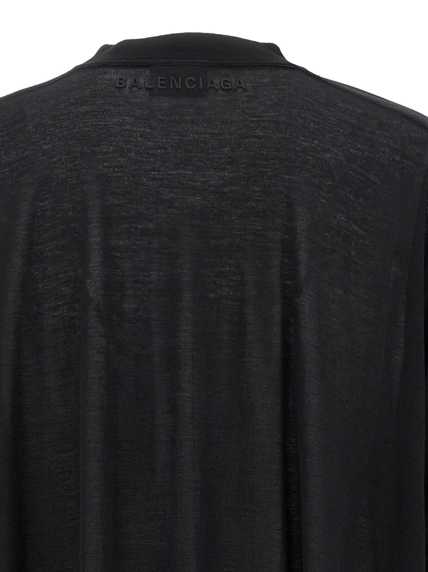 Balenciaga Black Cotton Casual Dress