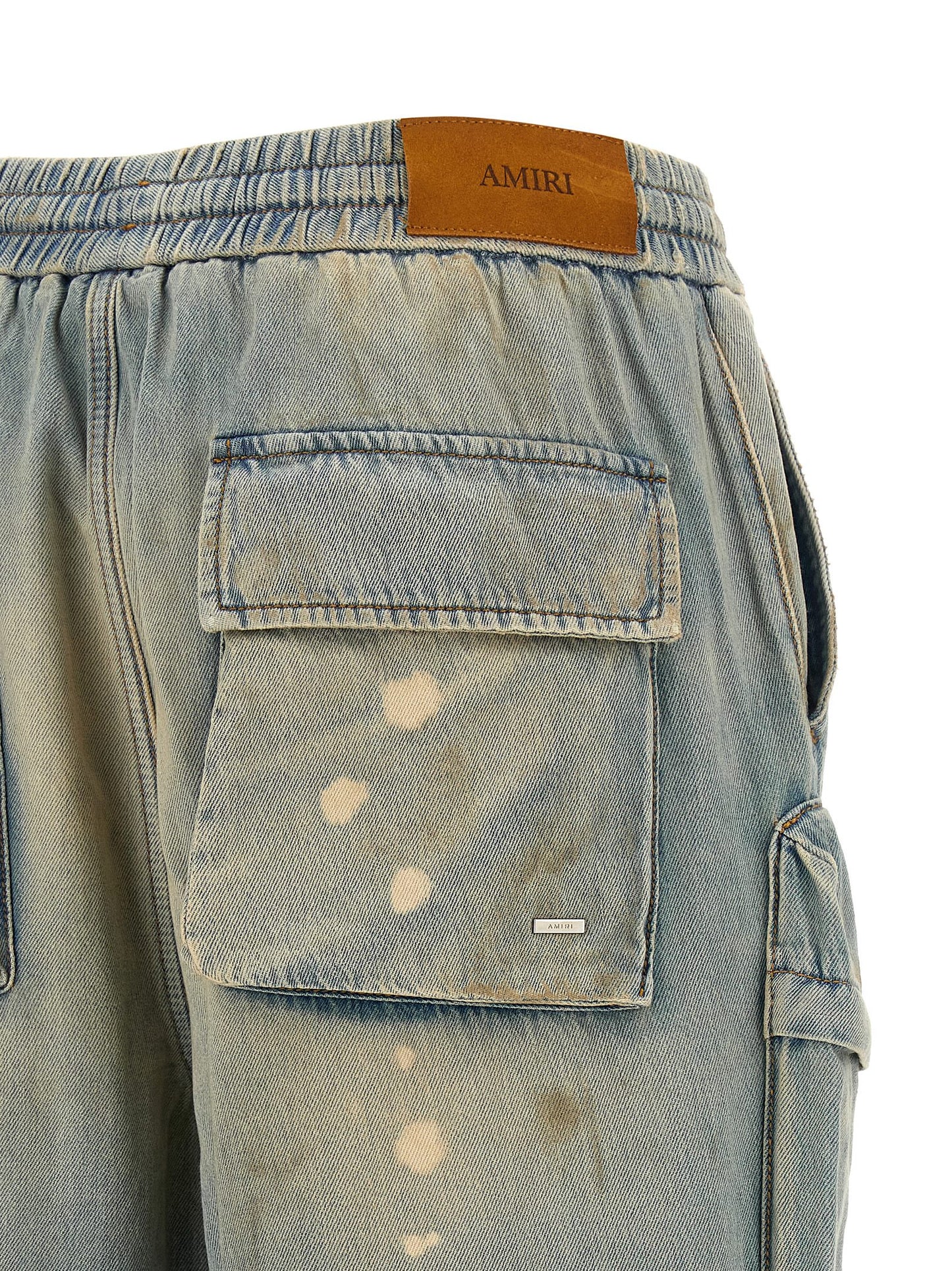 Amiri Blue Cotton Flared Jeans