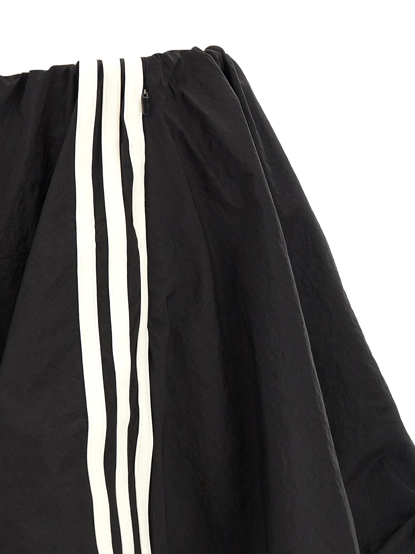 Y-3 Black Polyamide Long Skirt