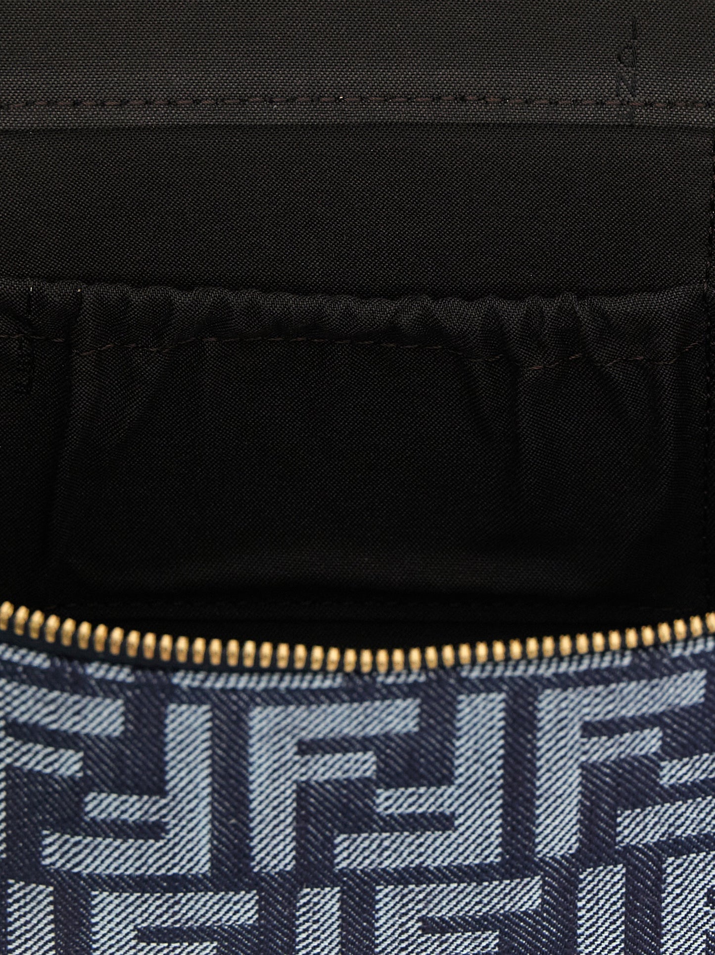 Fendi Blue Cotton Handbag