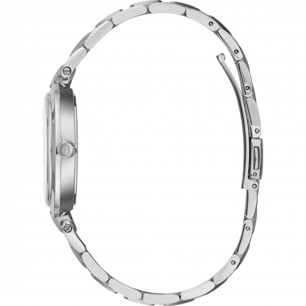 Furla Gray Stainless Steel Dress Watch