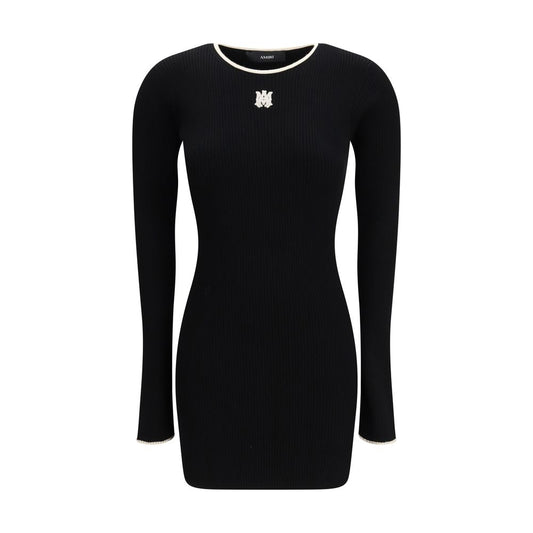 Amiri Black Viscose Casual Dress