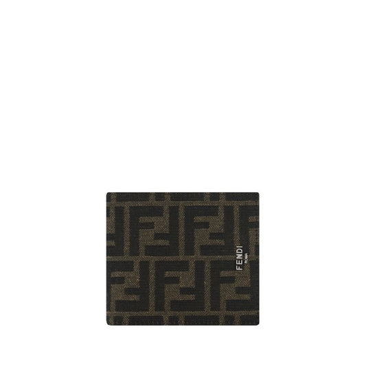 Fendi Brown Polyester Wallet