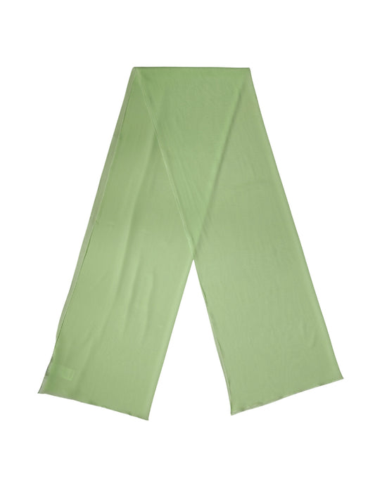 Dolce & Gabbana Light Green Silk Neck Wrap Shawl Stole 200cm x 64cm  Scarf