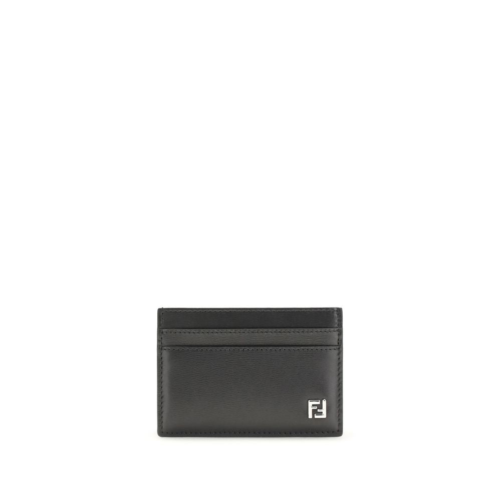 Fendi Black Calf Leather Bos Taurus Wallet