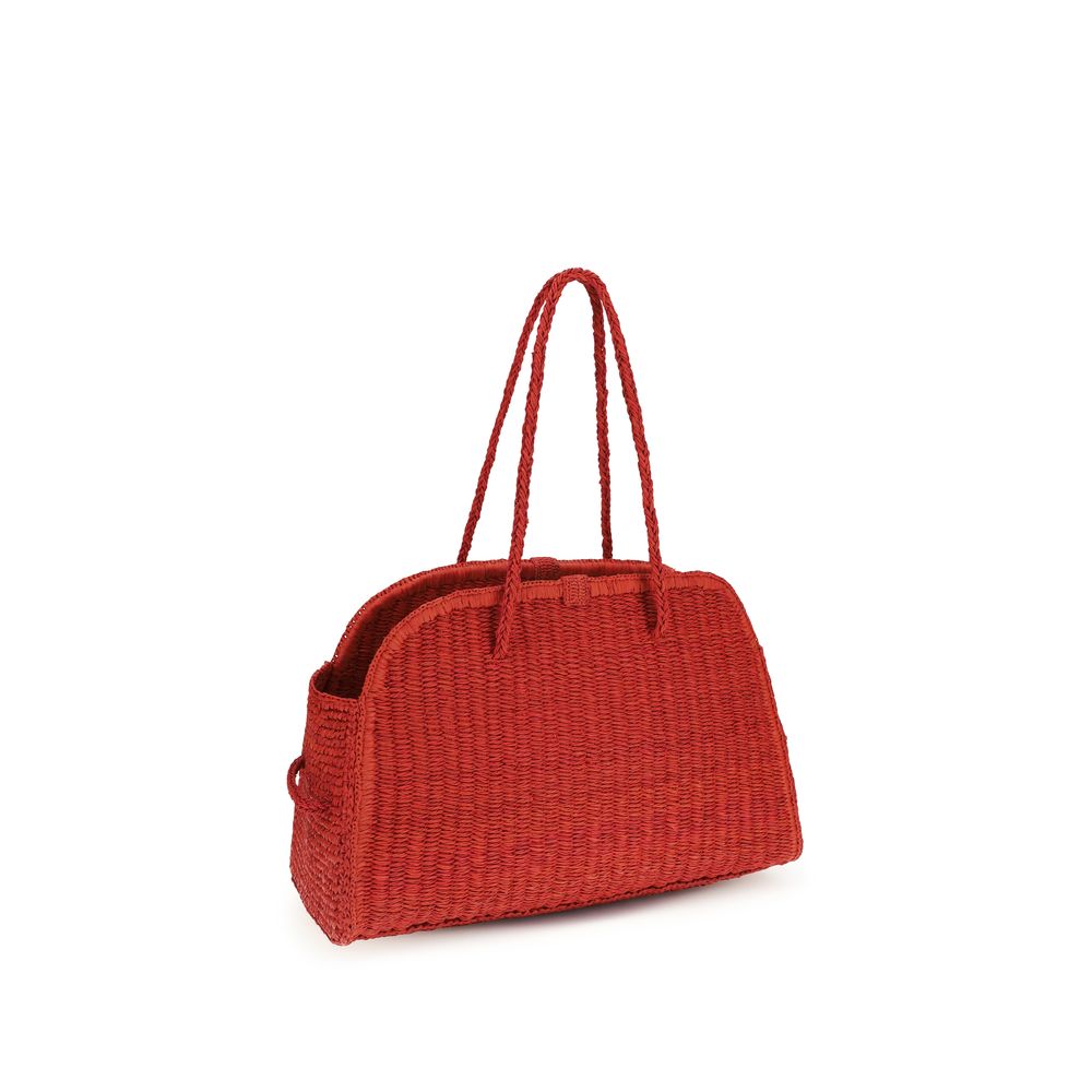Jacquemus Multicolor Raffia Shoulder Bag