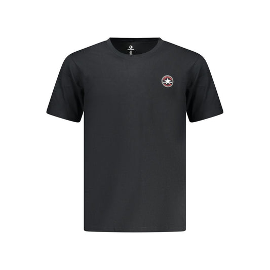 Converse Black Cotton Men T-Shirt