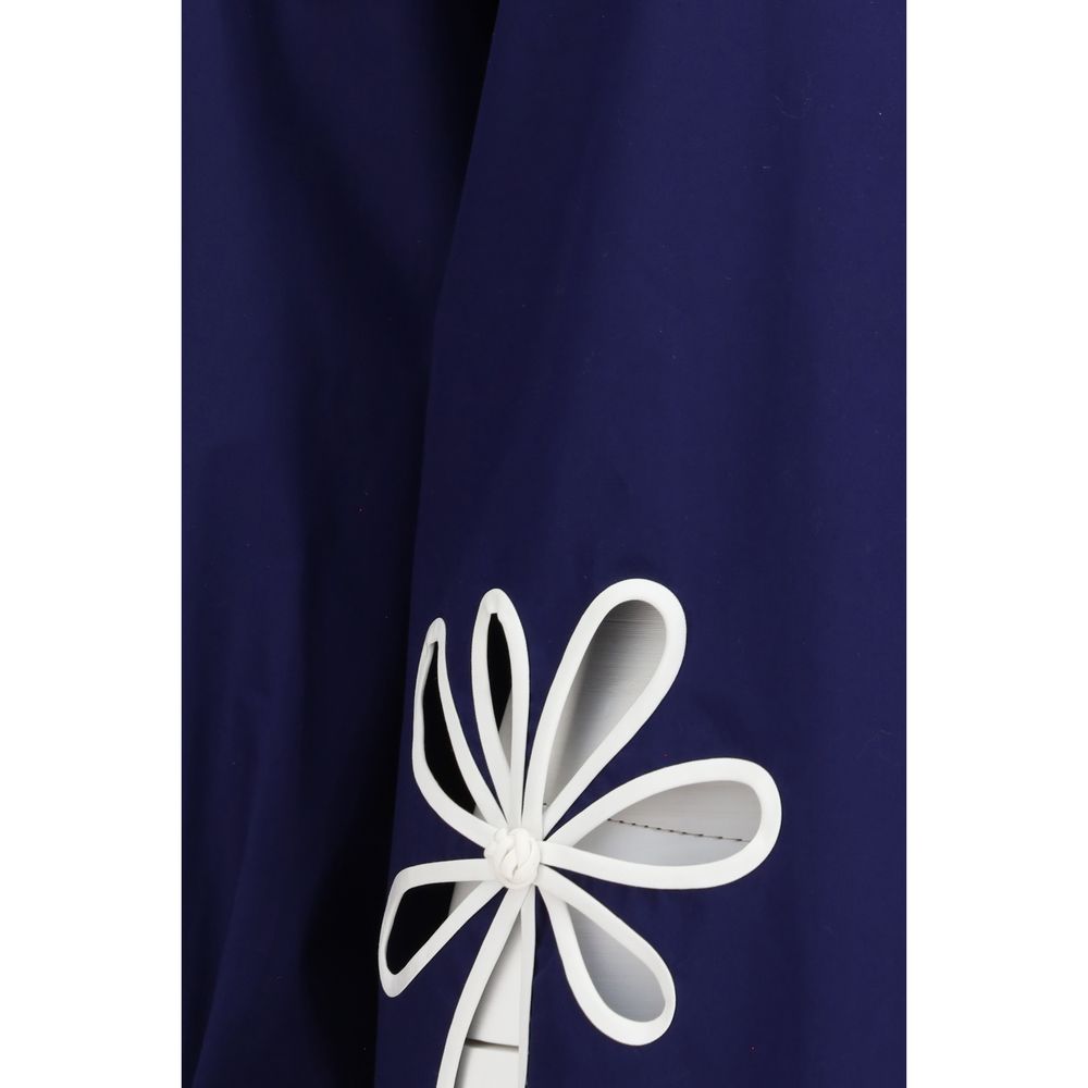 Fendi Blue Cotton Pattern Shirt