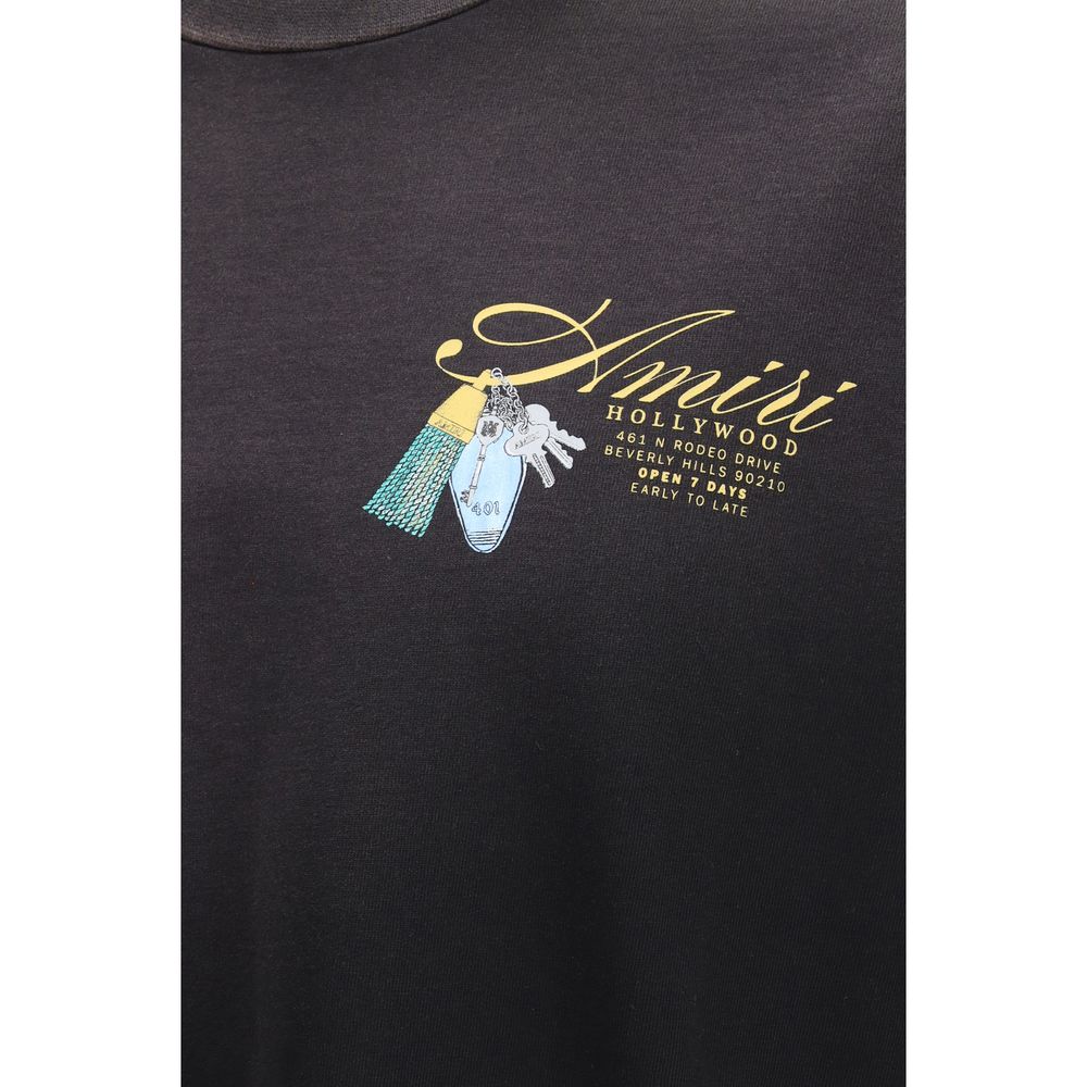Amiri Black Cotton T-Shirt