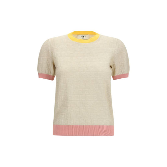 Fendi Beige Cotton Sweatshirt