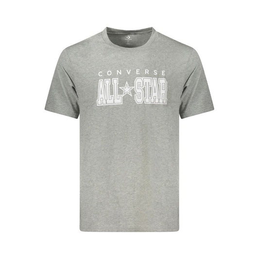 Converse Gray Cotton Men's T-Shirt