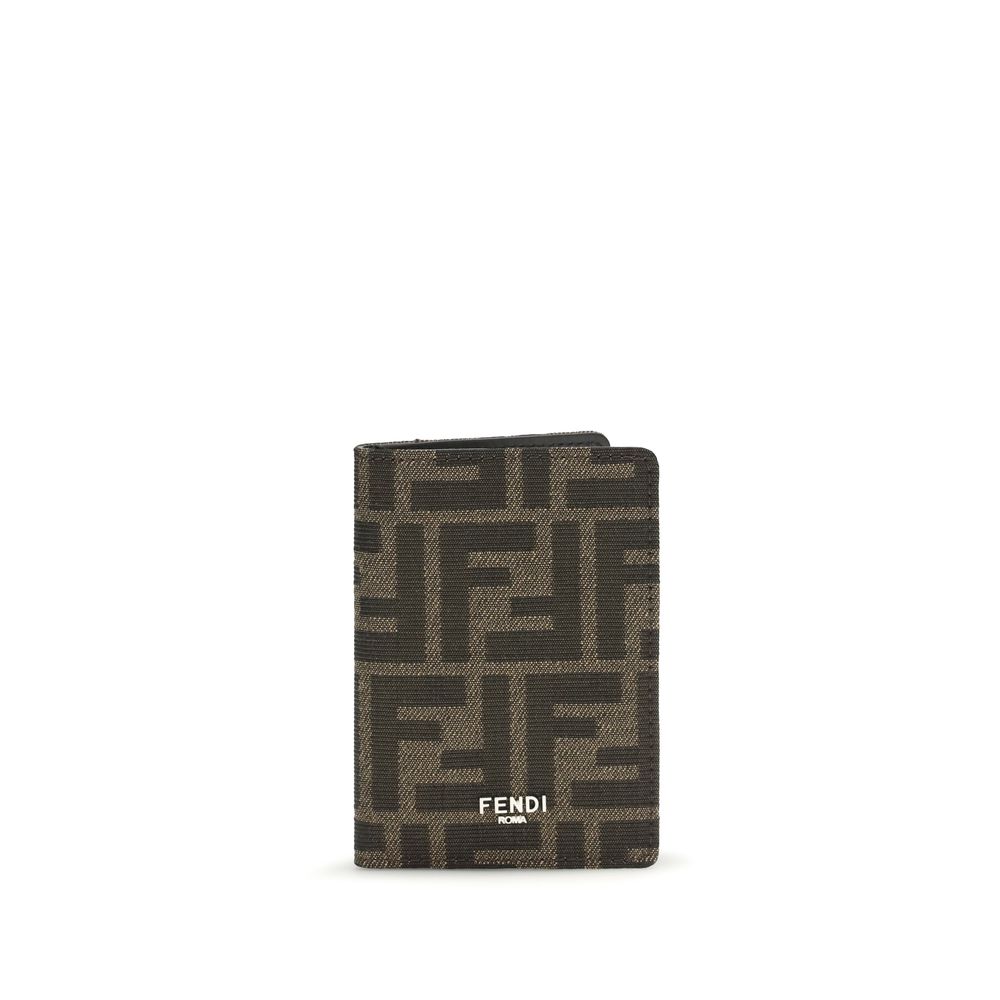 Fendi Brown Calf Leather Bos Taurus Wallet