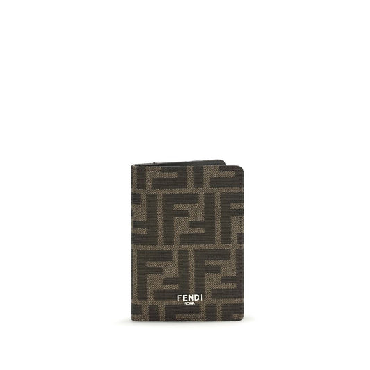 Fendi Brown Calf Leather Bos Taurus Wallet