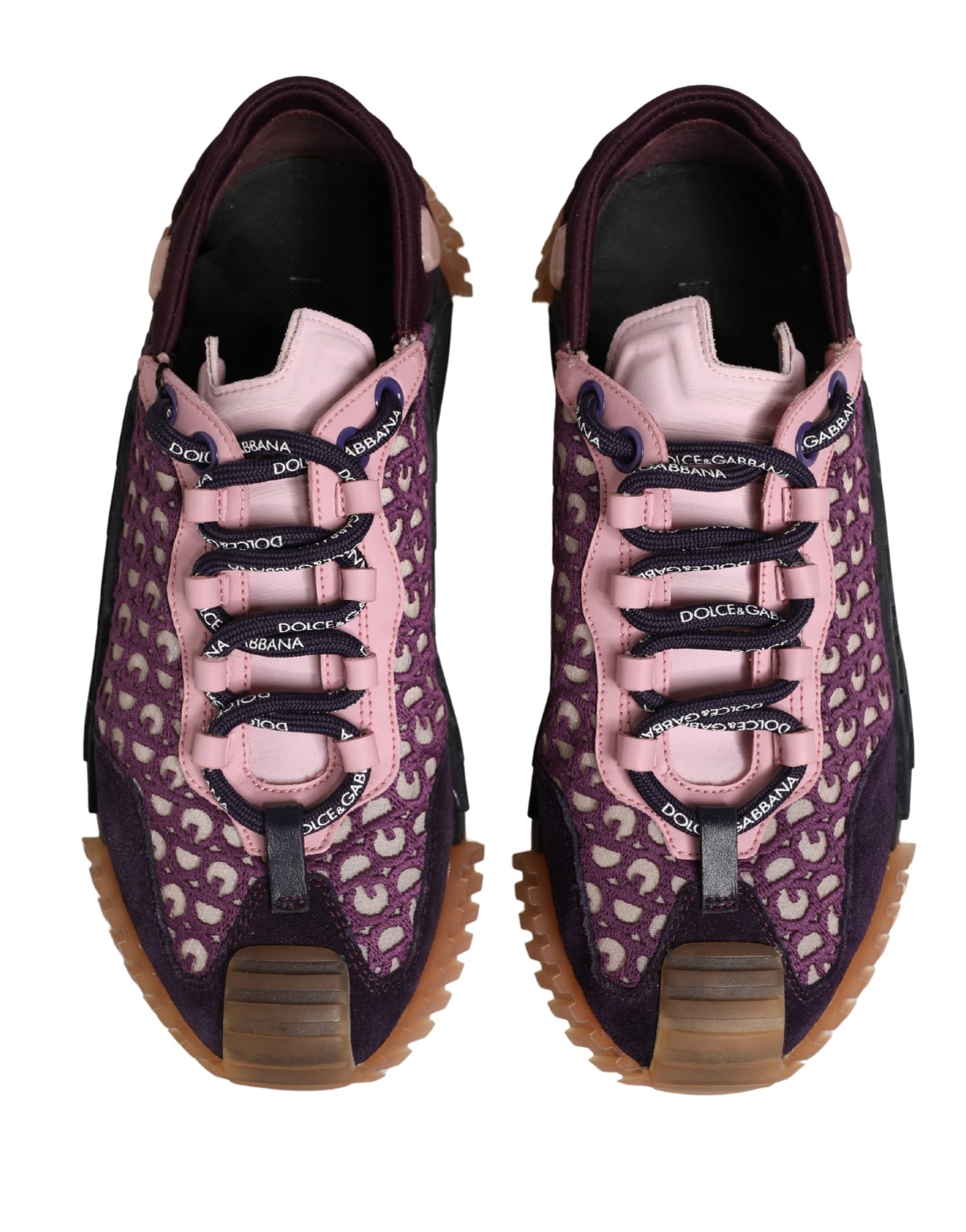Dolce & Gabbana Multicolor Logo Low Top NS1 Sneakers Shoes