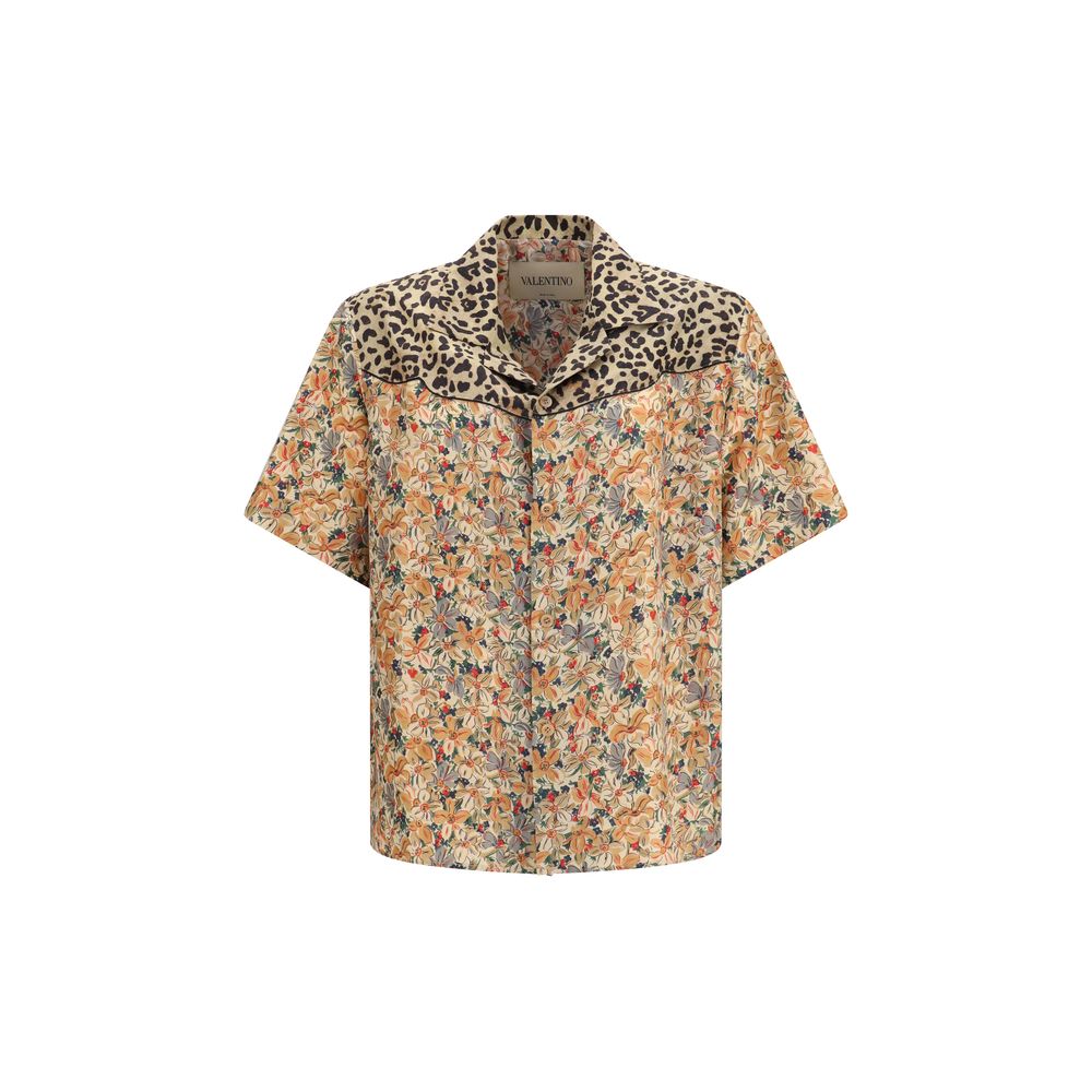 Valentino Multicolor Silk Shirt