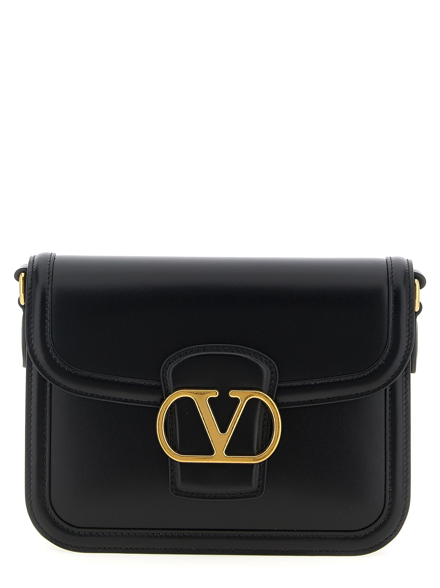 Valentino Garavani Black Calfskin Crossbody Bag