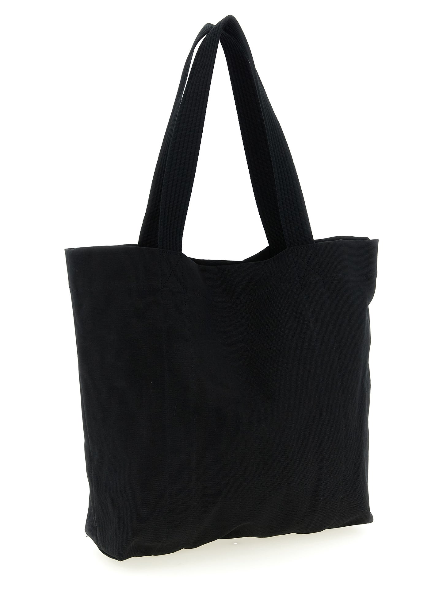 Y-3 Black Cotton Tote Bag