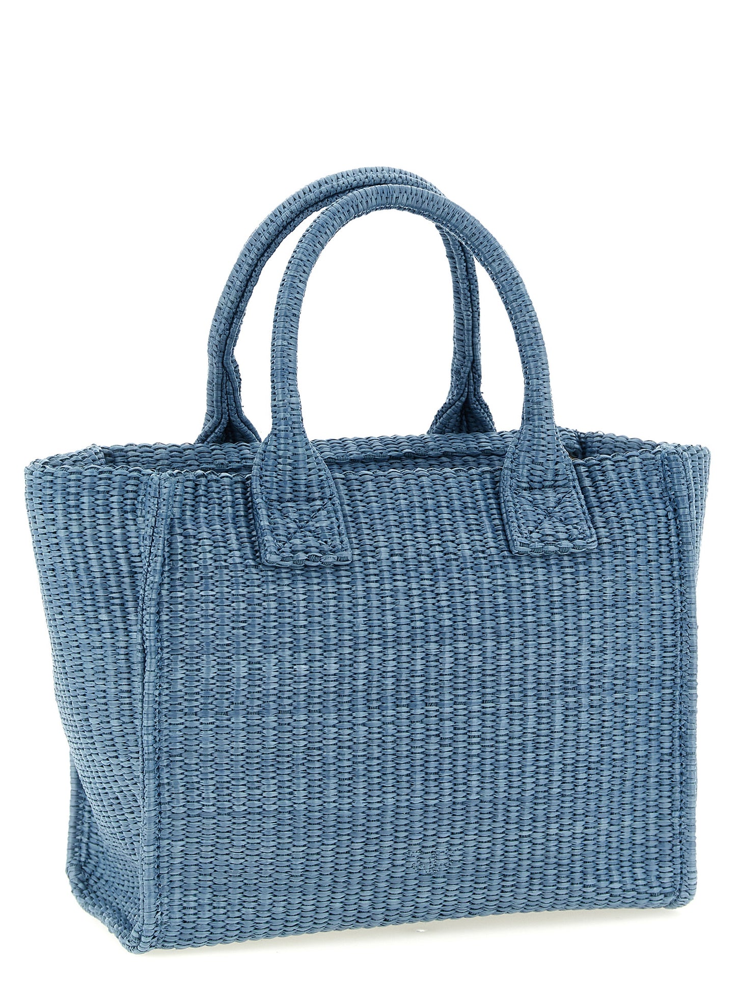 PINKO Blue Polypropylene Tote Bag