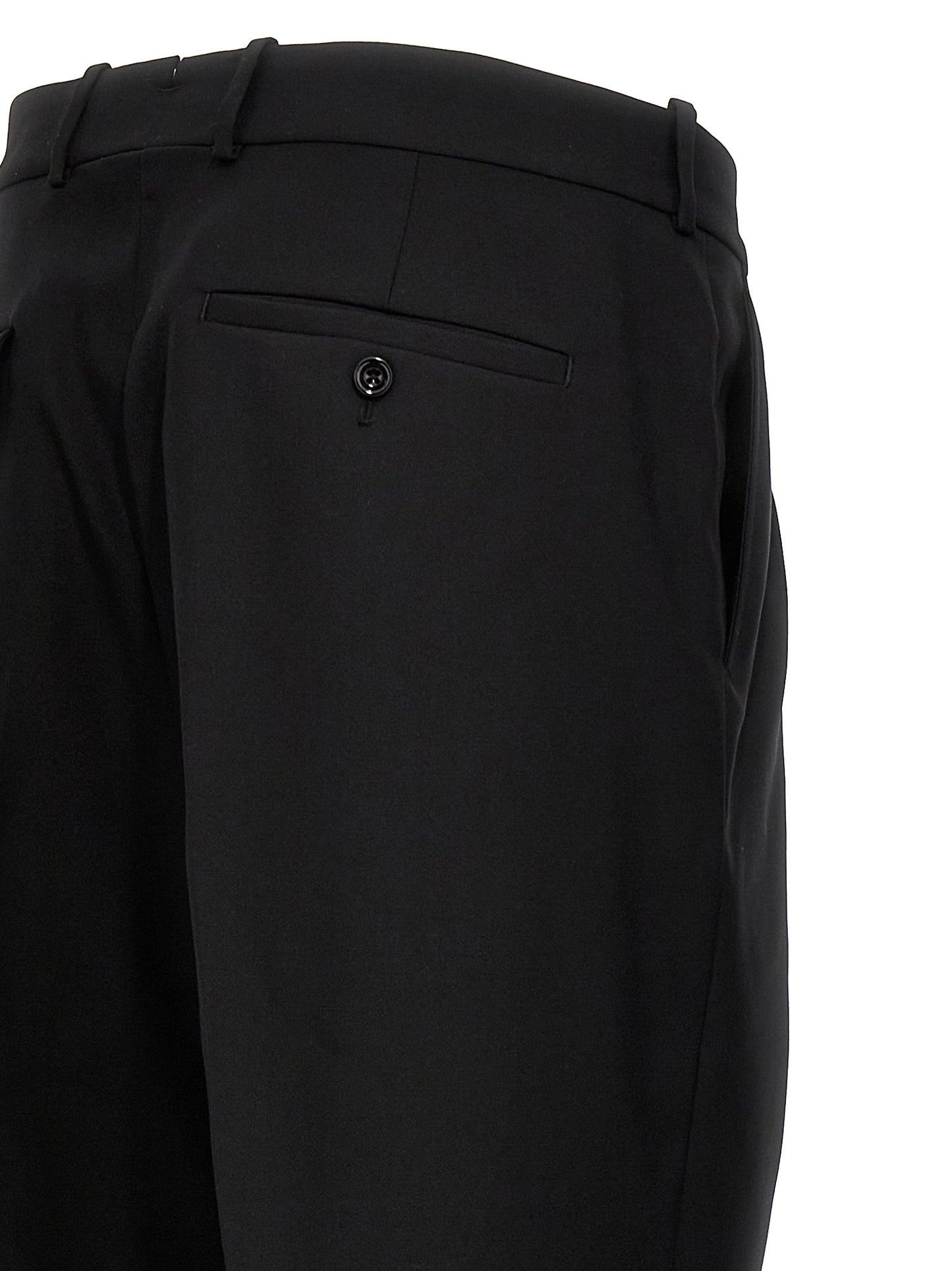 Alexander McQueen Black Wool Dress Pants