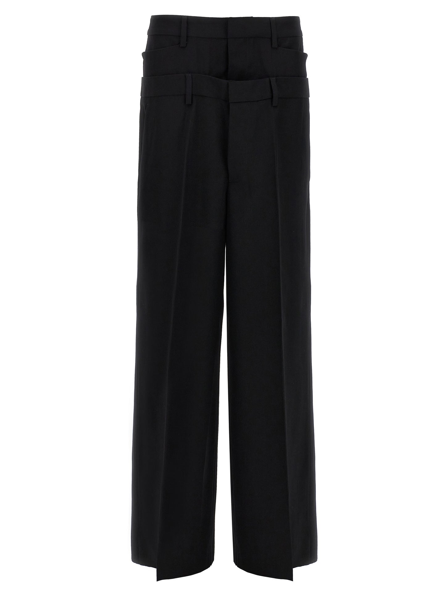 Dsquared² Black Virgin Wool Dress Pants