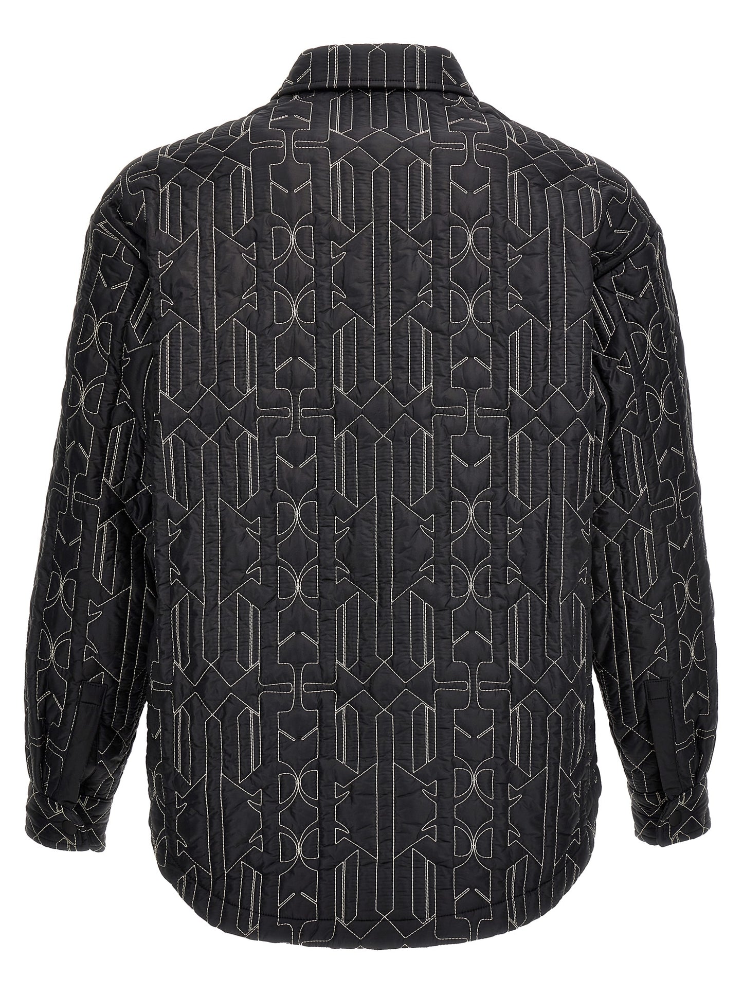 Palm Angels Gray Polyamide Shell Jacket