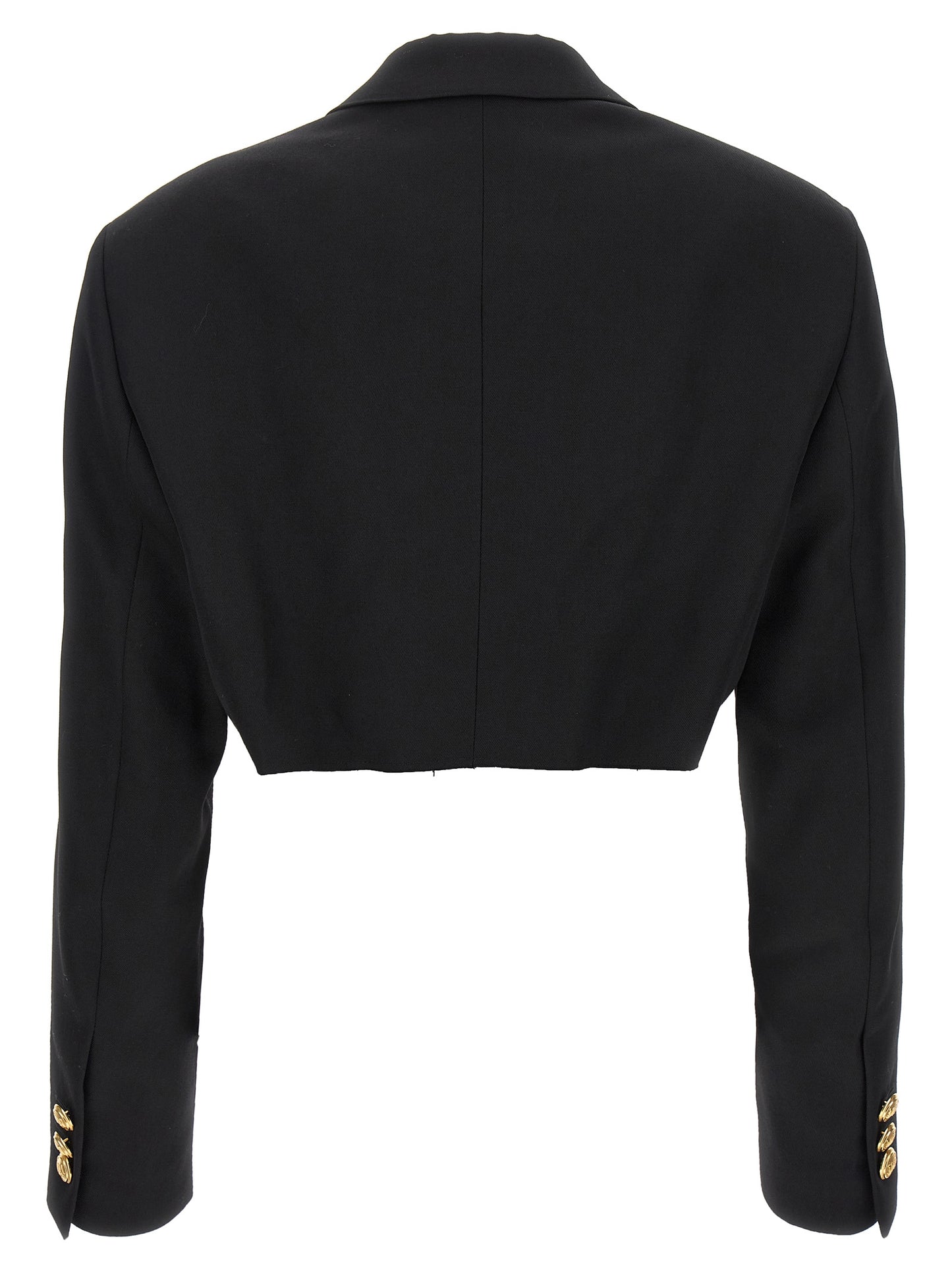 Palm Angels Black Polyester Blazer