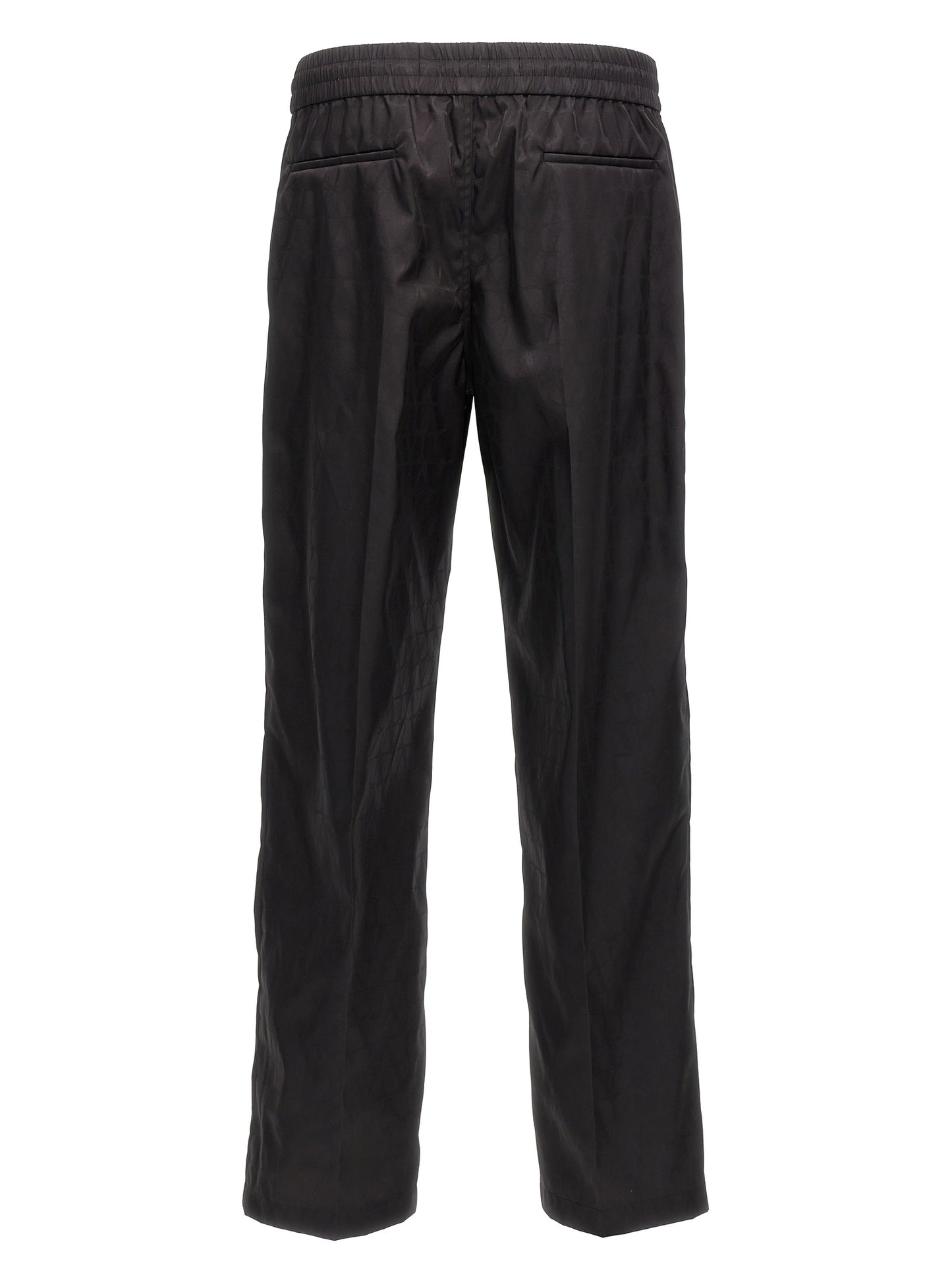 Valentino Garavani Black Polyamide Casual Pants