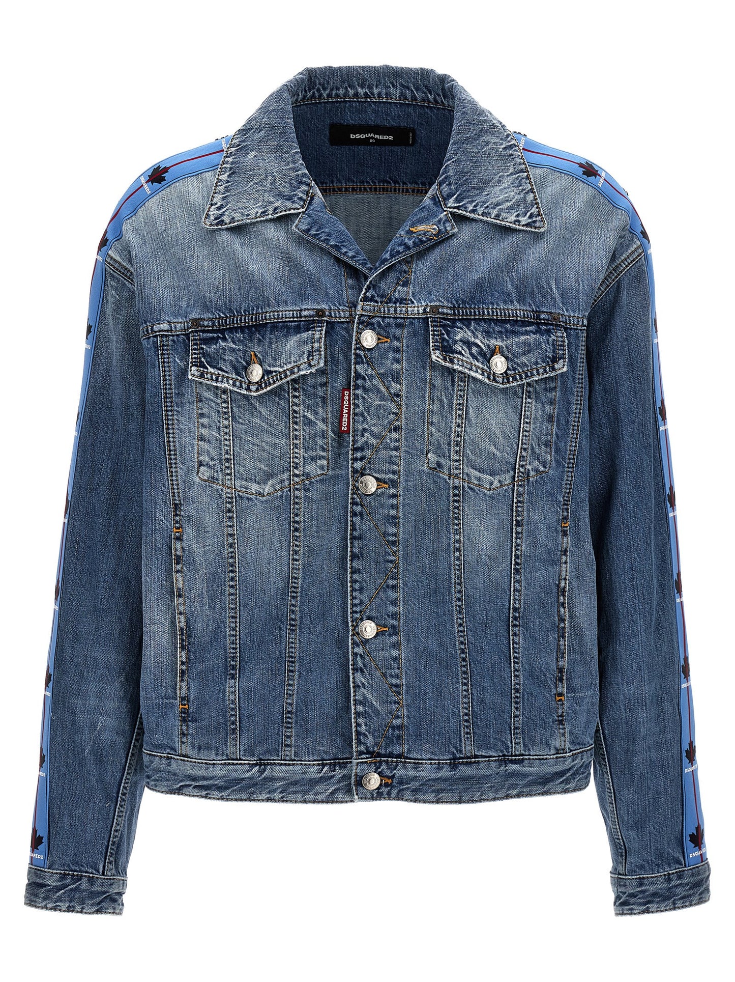 Dsquared² Blue Cotton Denim Jacket