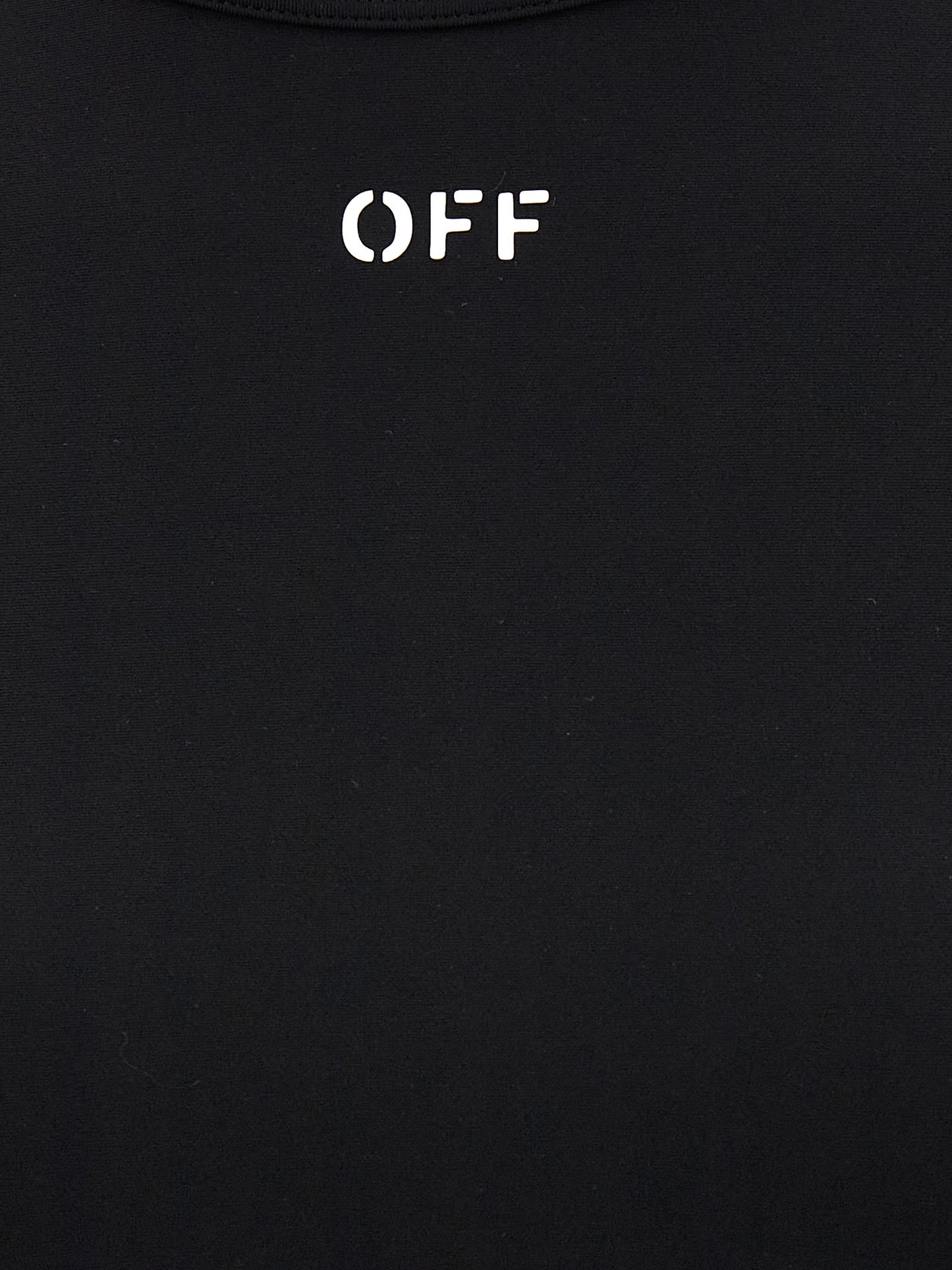 Off-White Black Polyamide Long Sleeve T-Shirt