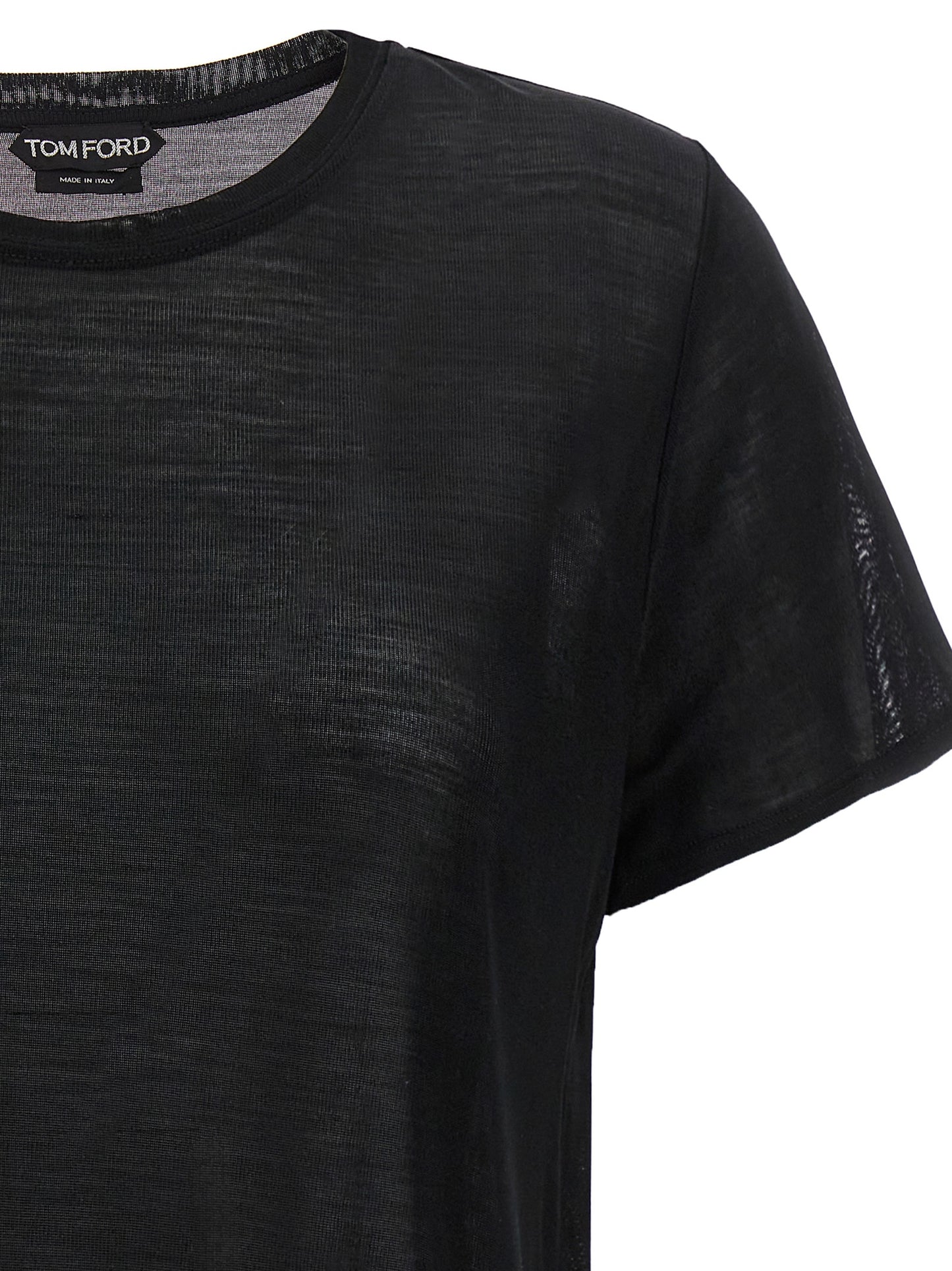 Tom Ford Black Silk T-Shirt