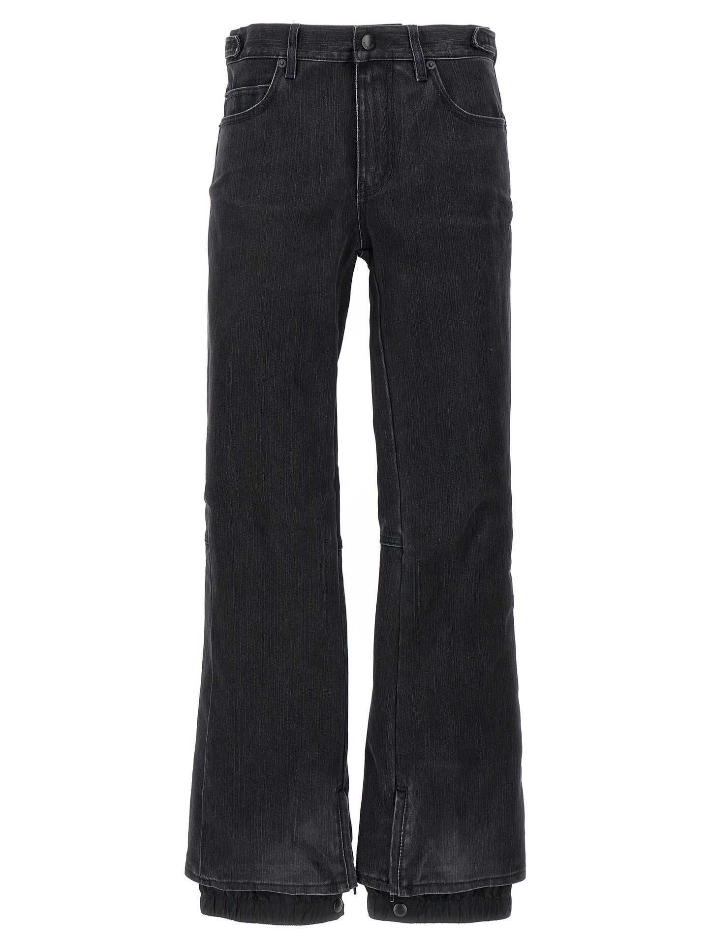 Balenciaga Black Cotton Flared Jeans